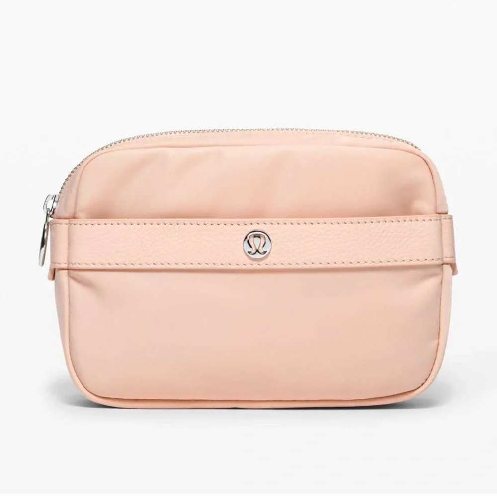 Lululemon Now and Always Belt Bag in Misty Shell / Soft Sand